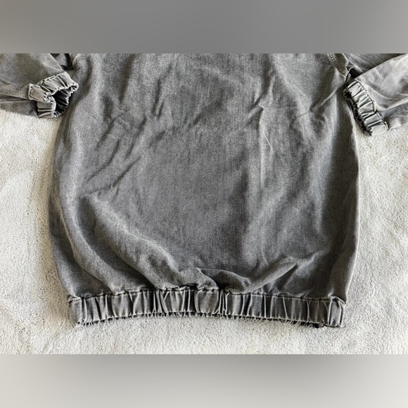 Grey Denim Shein Hoodie Women’s Size XS - Picture 8 of 10
